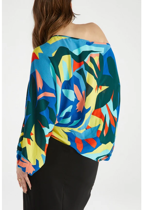 Off Shoulder Dolman Blouse - Image 2
