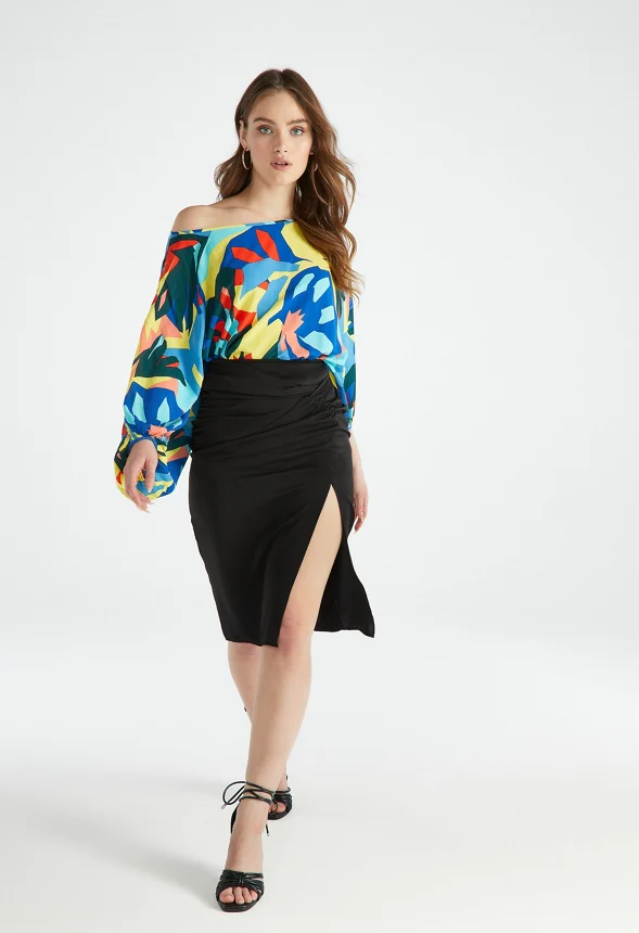 Off Shoulder Dolman Blouse - Image 5