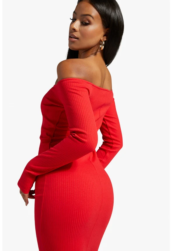 Off The Shoulder Midi Dress - Image 2