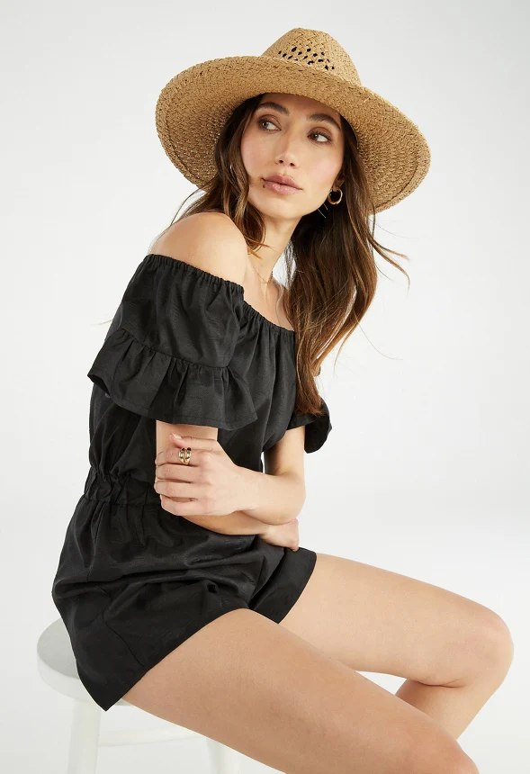 Off The Shoulder Romper - Image 4