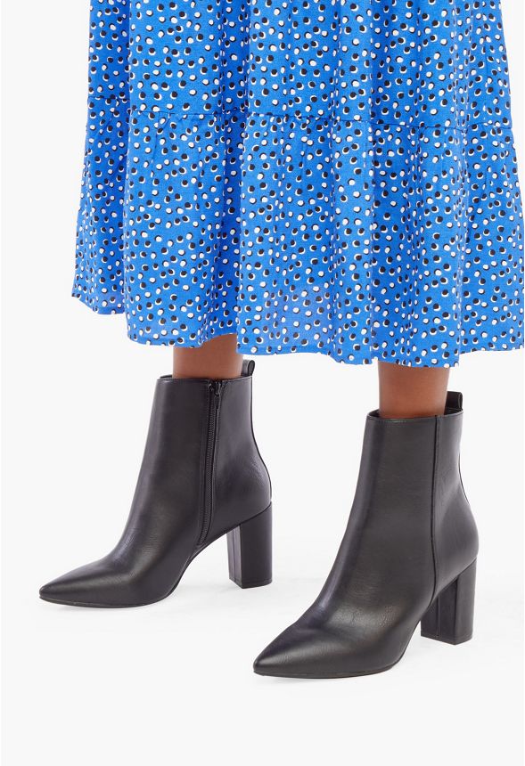 Olyvia Block Heeled Bootie - Image 5