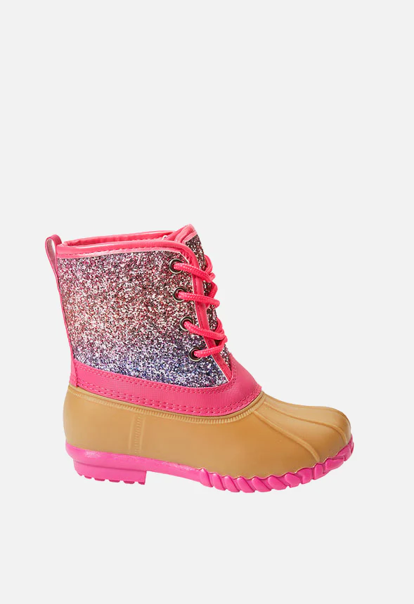 Ombre Lace Up Duck Boot - Image 3