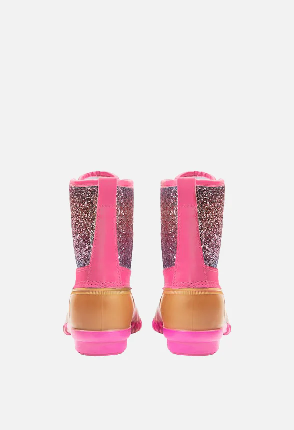 Ombre Lace Up Duck Boot - Image 6