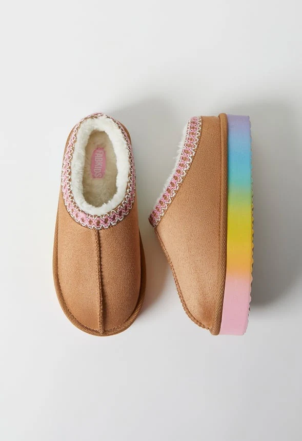Ombre Platform Slip On Fuzzy - Image 2