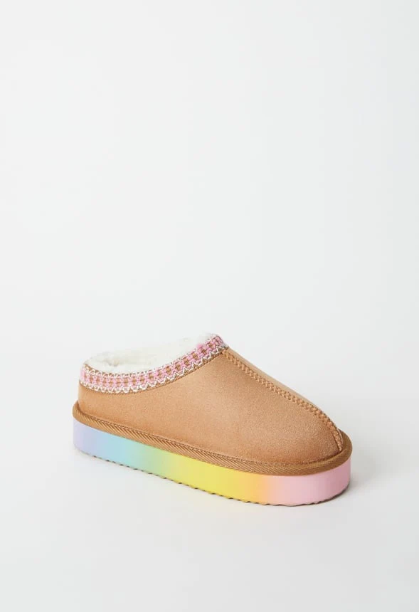 Ombre Platform Slip On Fuzzy - Image 3