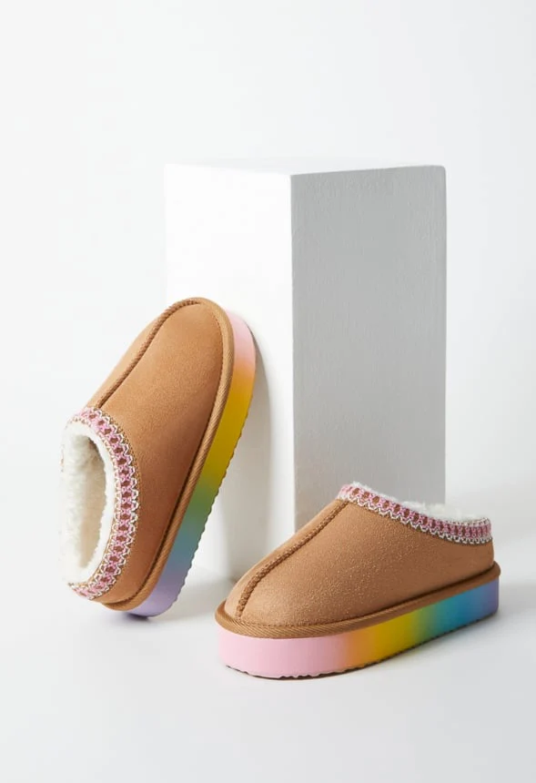 Ombre Platform Slip On Fuzzy - Image 4
