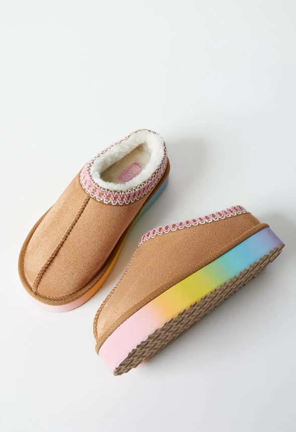 Ombre Platform Slip On Fuzzy - Image 5