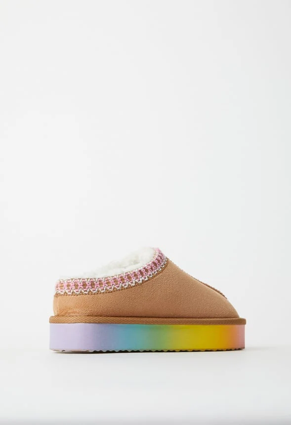 Ombre Platform Slip On Fuzzy - Image 7