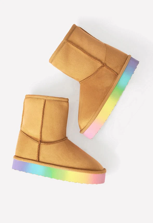 Ombre Sole Fuzzy Boot - Image 3