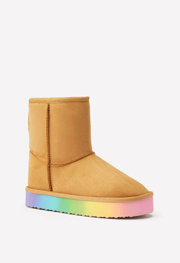 Ombre Sole Fuzzy Boot - Image 4