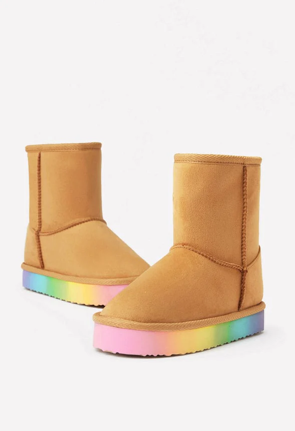 Ombre Sole Fuzzy Boot - Image 5