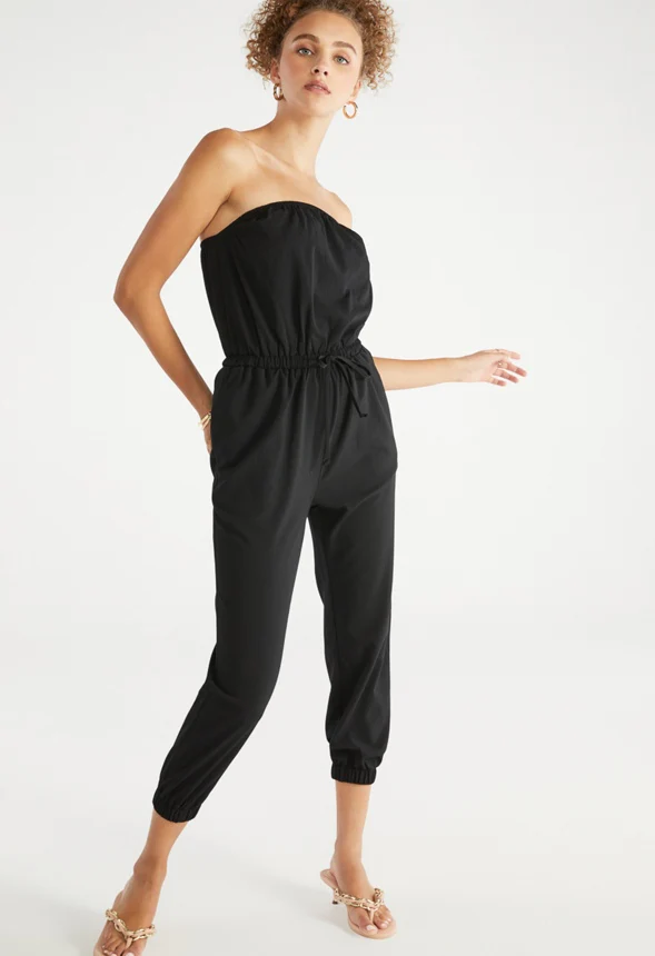 On The Go Strapless Jumpsuit - Image 5