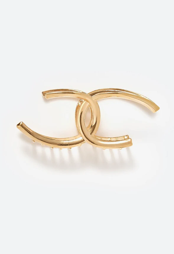 Ona Interlinked Half Ring Metal Hair Claw - Image 3