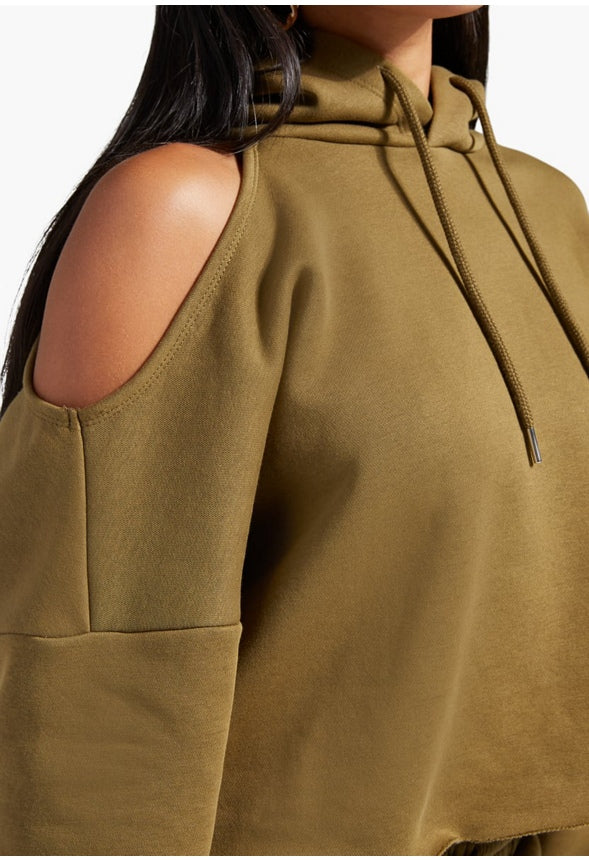 One Shoulder Sweatshirt - Image 3