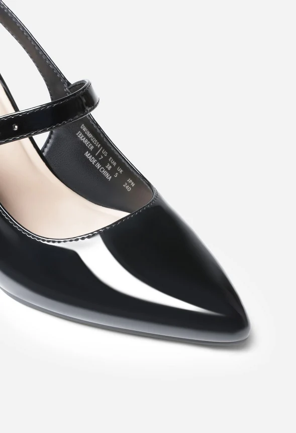 Open-Back Chunky Slingback Pumps - Image 5