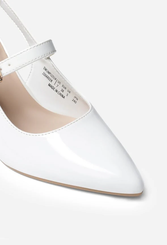 Open-Back Chunky Slingback Pumps - Image 5