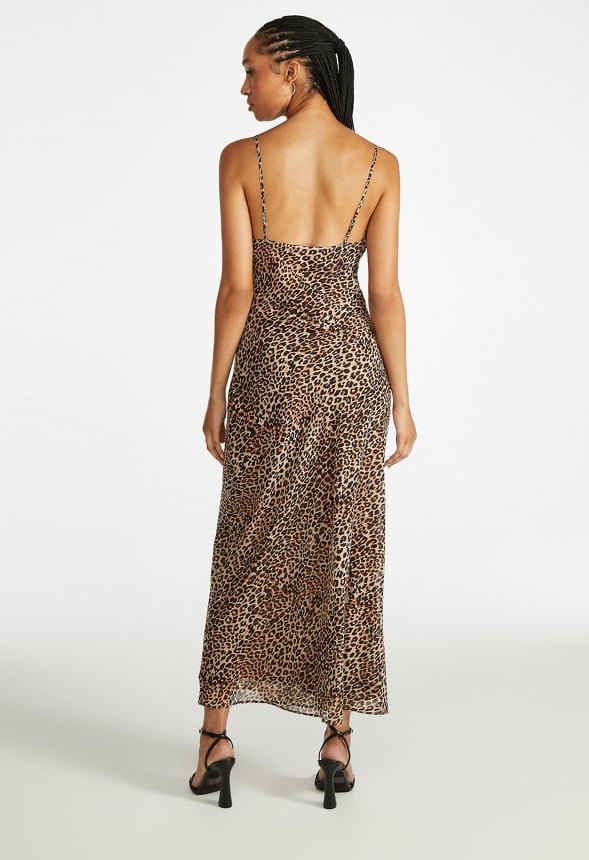 Lace Trim Maxi Slip Dress - Image 2