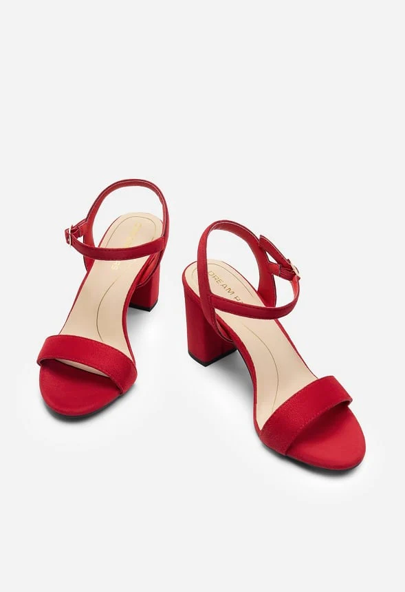Open-Toe Chunky Dress Sandals - Image 3