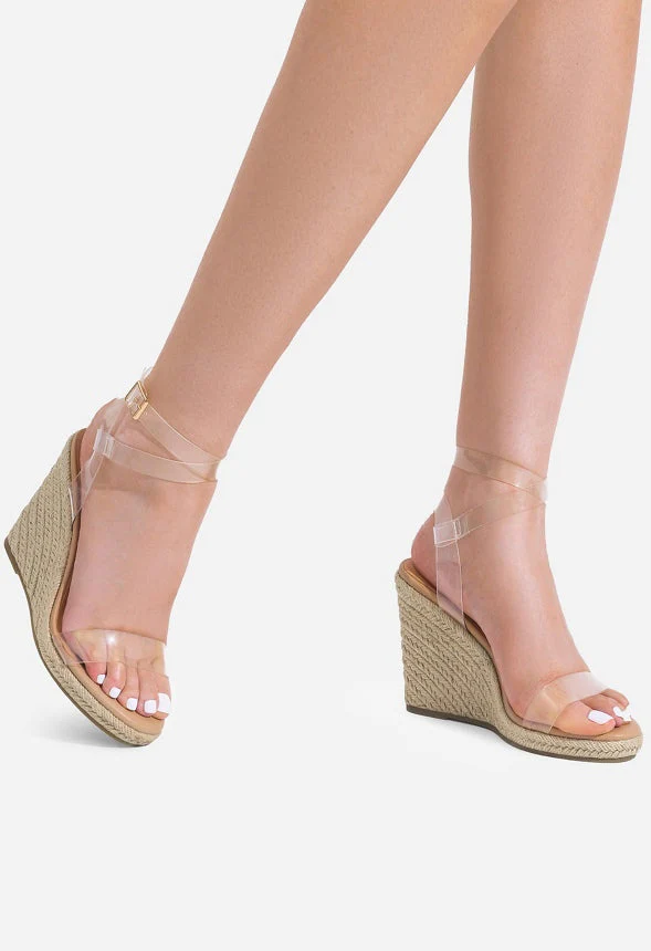 Open Toe Espadrille Platform Wedge Sandal - Image 2