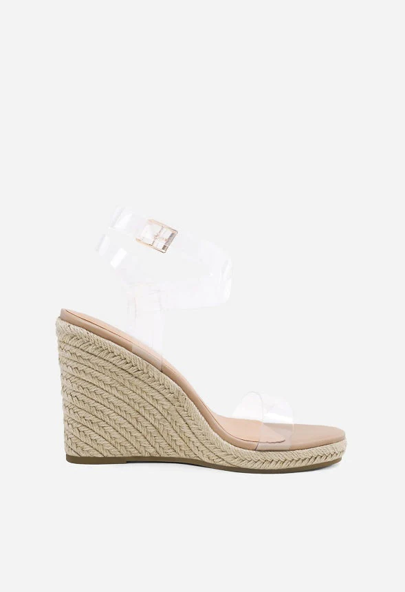 Open Toe Espadrille Platform Wedge Sandal - Image 3