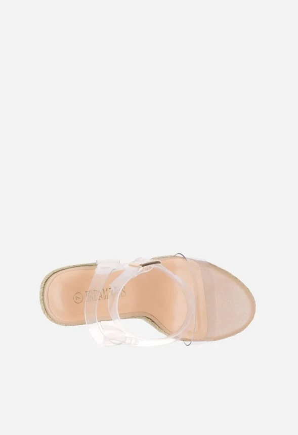 Open Toe Espadrille Platform Wedge Sandal - Image 5