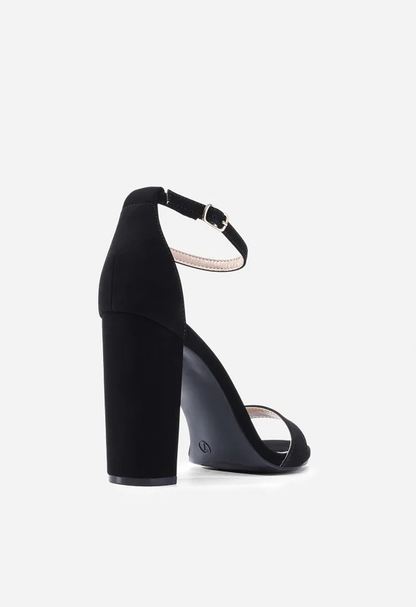 Open Toe Pump Chunky Heel Sandal - Image 4
