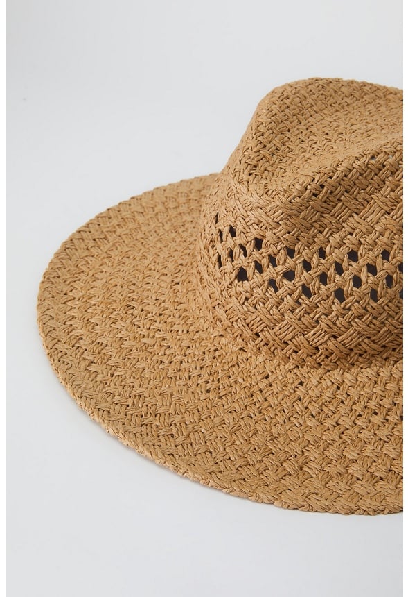 Open Weave Straw Hat - Image 4
