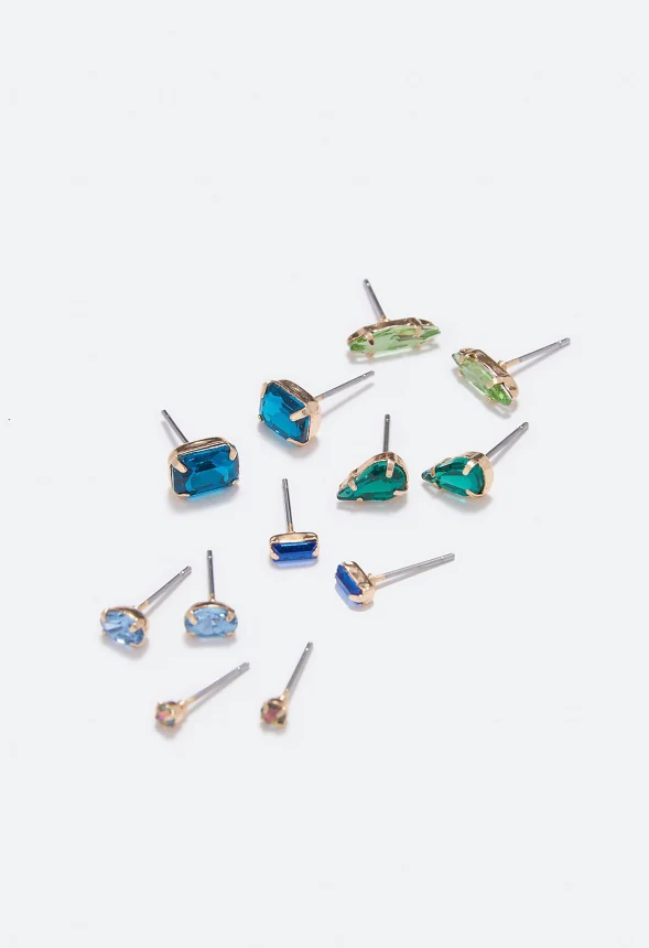 Ophelia Mixed Stone Stud Multipack - Image 3
