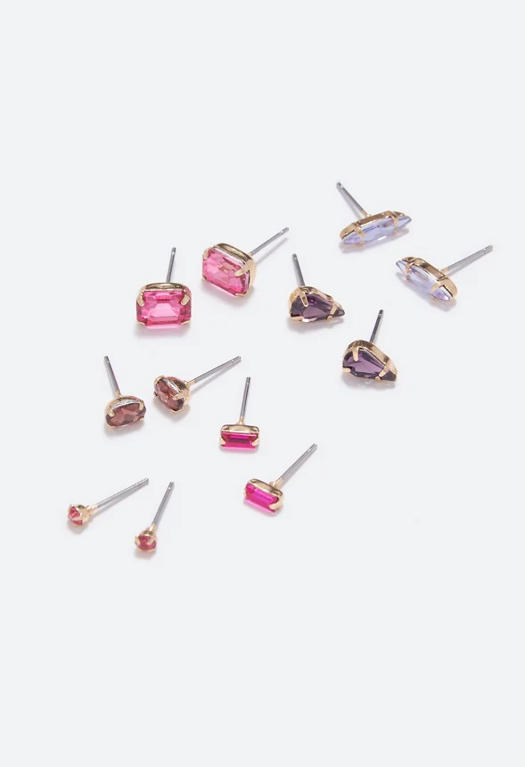Ophelia Mixed Stone Stud Multipack - Image 3