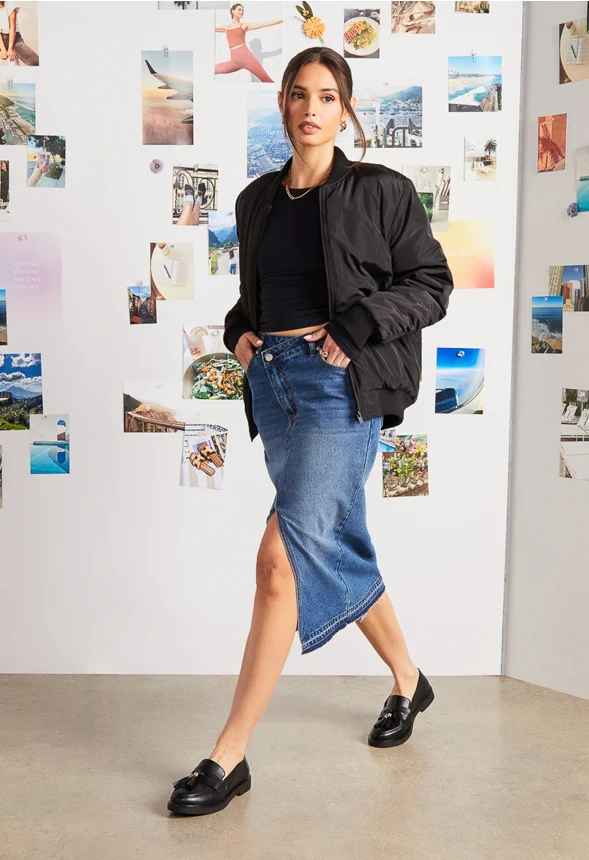 Oversized Bomber Jacket - Image 6