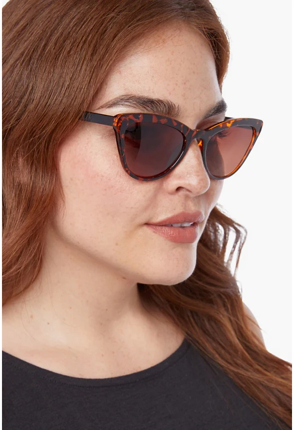 Oversized Cat-Eye Sunglasses - Image 3