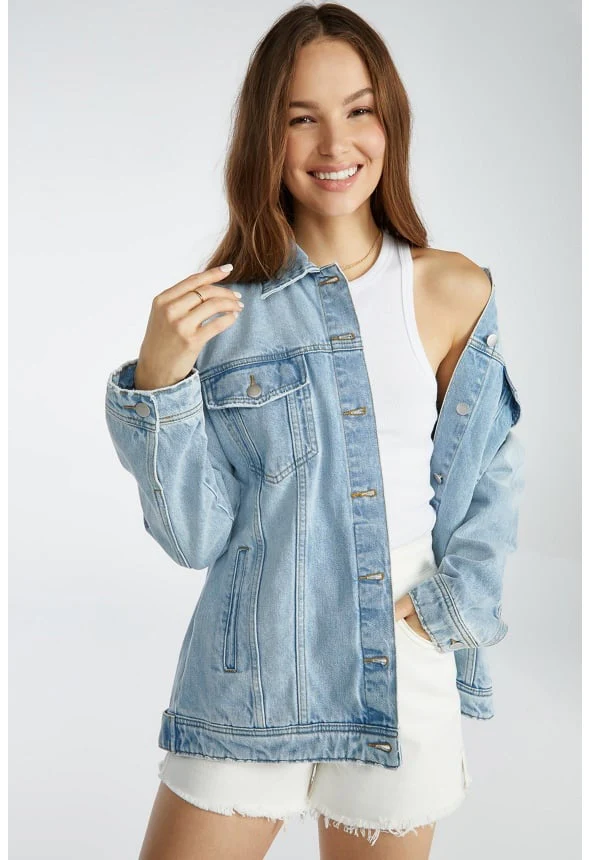 Ashton Oversized Denim Jacket - Image 5