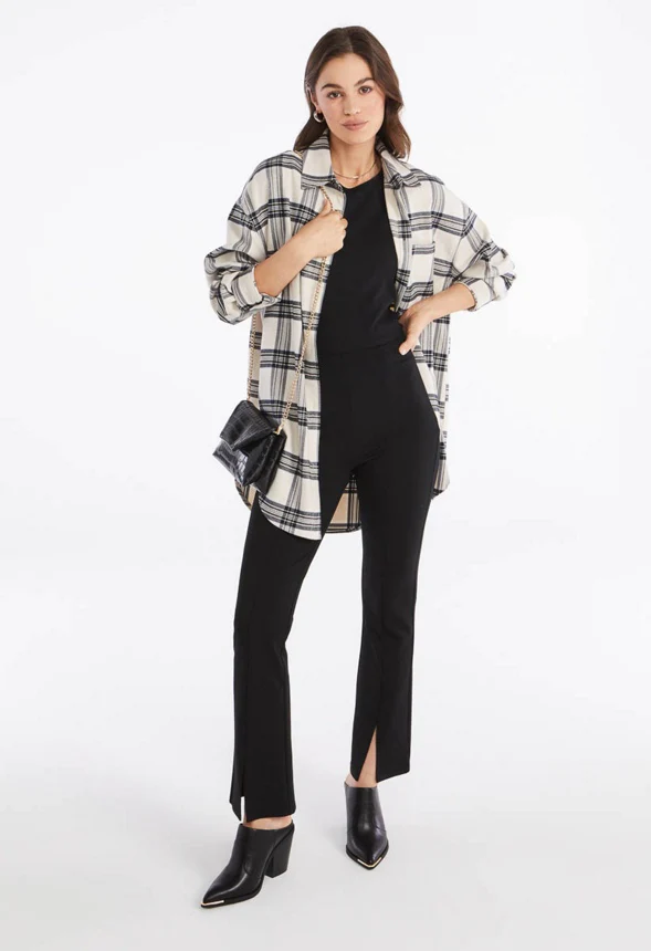 Oversized Flannel Pocket Shirt - Image 7