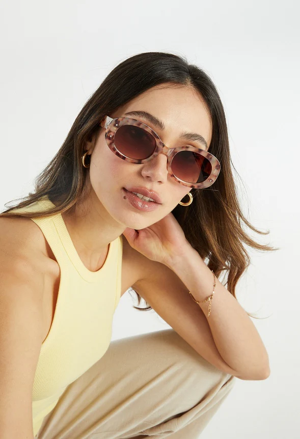 Oversized Oval Sunglasses - Image 2