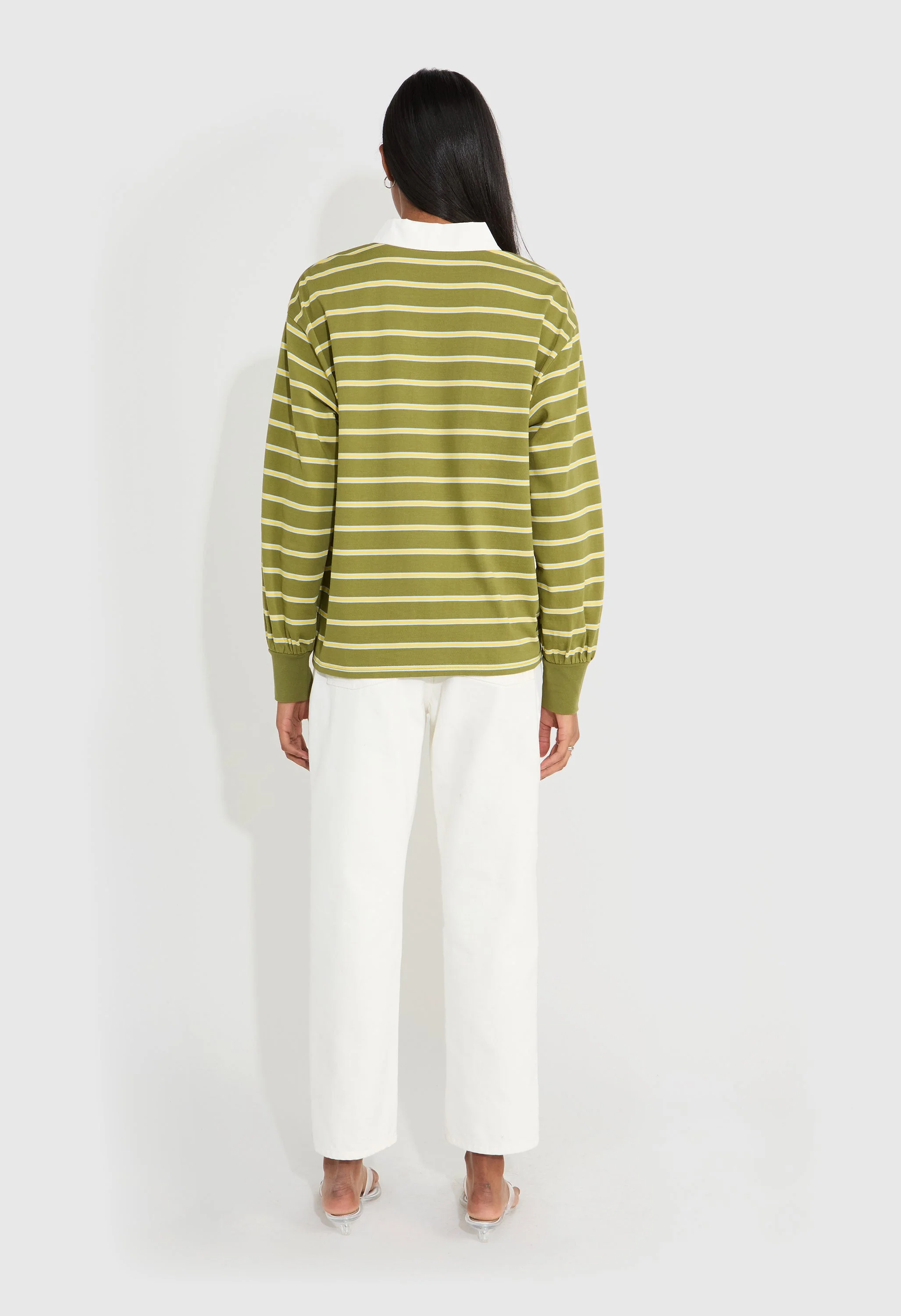 Oversized Polo With Contrast Collar - Image 5