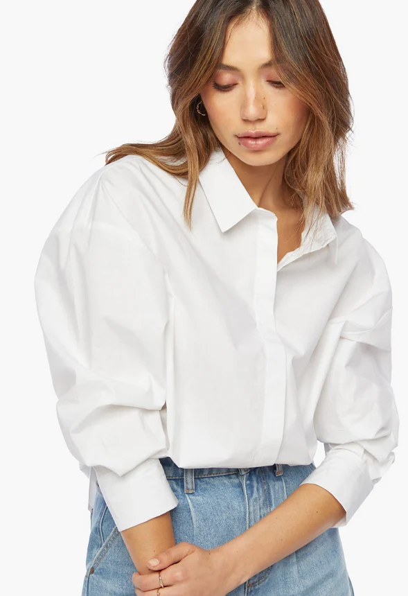 Oversized Poplin Shirt - Image 3