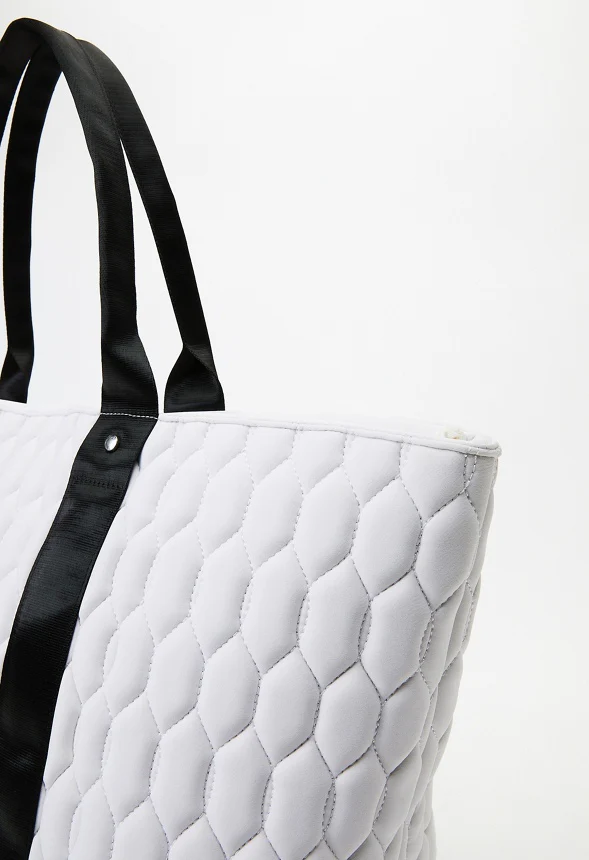 Oversized Quilted Travel Tote - Image 5
