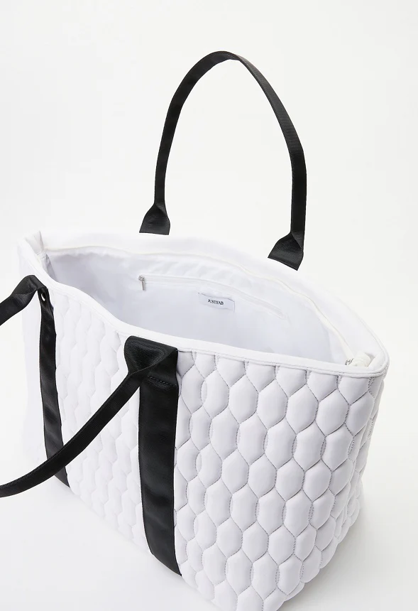Oversized Quilted Travel Tote - Image 6