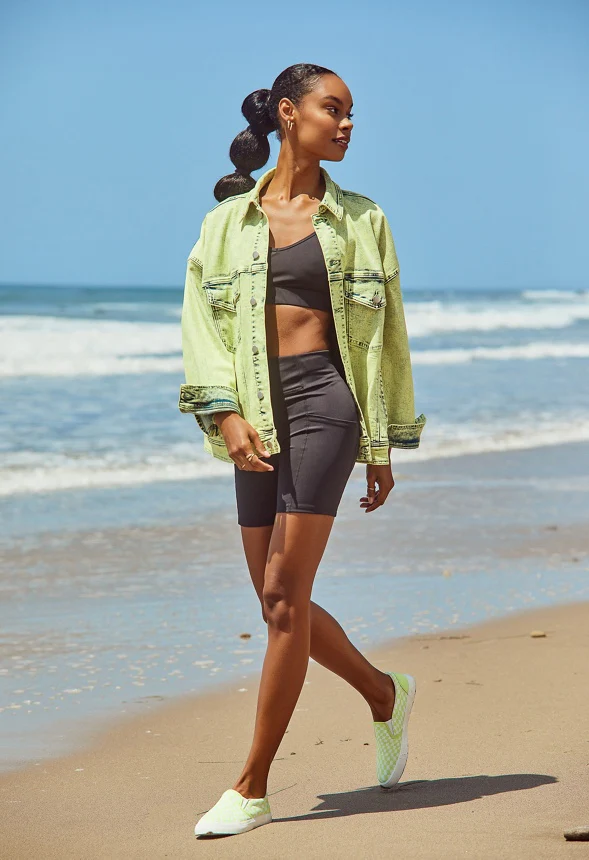 Oversized Relaxed Denim Jacket - Image 8