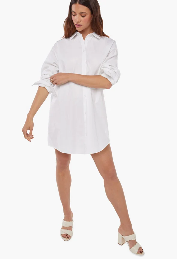 Oversized Shirt Dress - Image 4