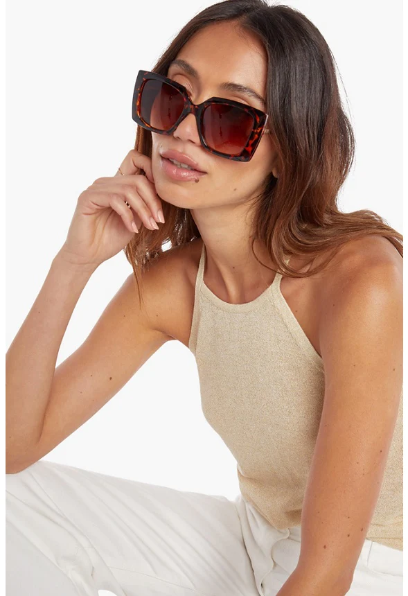 Oversized Square Sunglasses - Image 3
