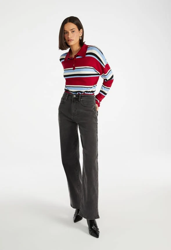 Oversized Striped Polo - Image 4