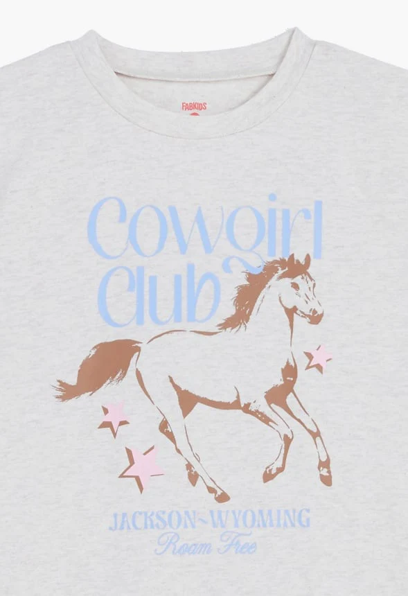 Cowgirl Club Oversized Tee - Image 4