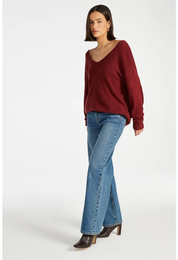 Oversized V-Neck Sweater - Image 5