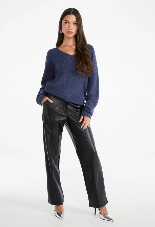 Oversized V-Neck Sweater - Image 6