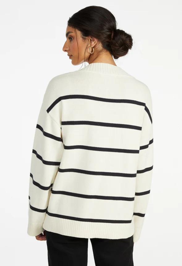 Oversized V-Neck Sweater - Image 2
