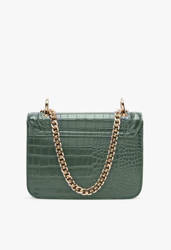 Paneled Crossbody With Twisted Hardware - Image 2