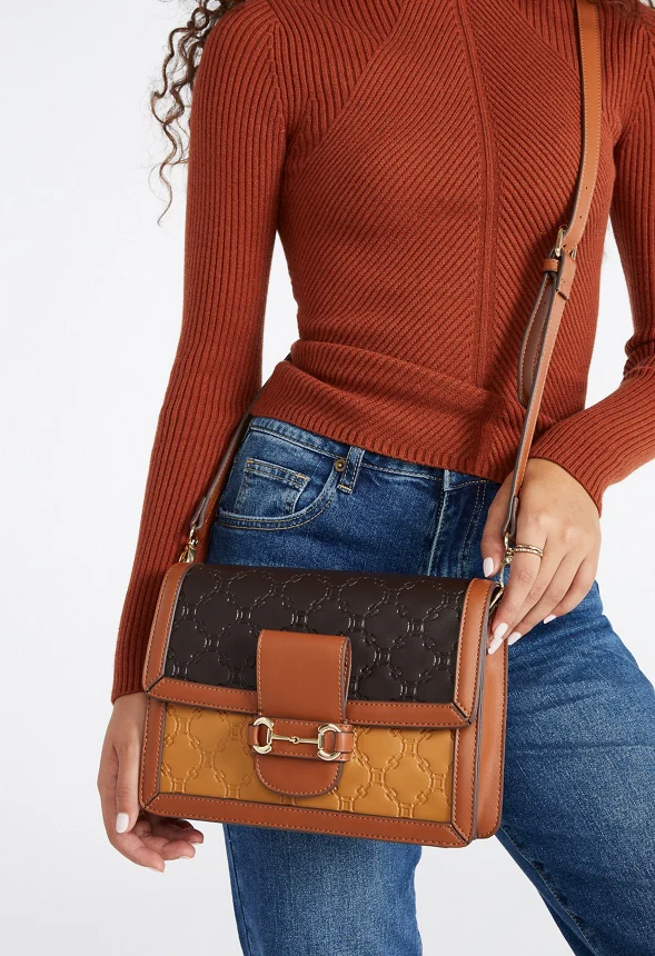 Paneled Horsebit Crossbody - Image 2