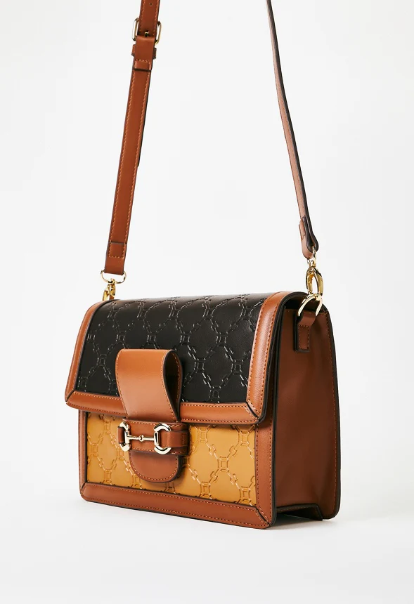 Paneled Horsebit Crossbody - Image 4