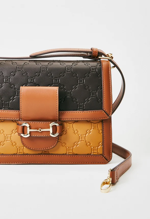 Paneled Horsebit Crossbody - Image 5